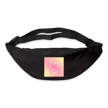 Fière de toi - Sac banane - noir - Devant