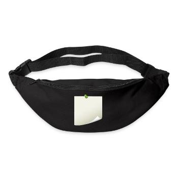 Post-it Zettel - Gürteltasche - Schwarz - Vorne
