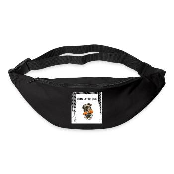 Dog  - Sac banane - noir - Devant