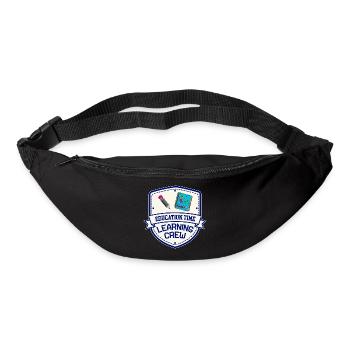 Temps d’éducation | Chemise de l’équipe d’apprentissage - Sac banane - noir - Devant