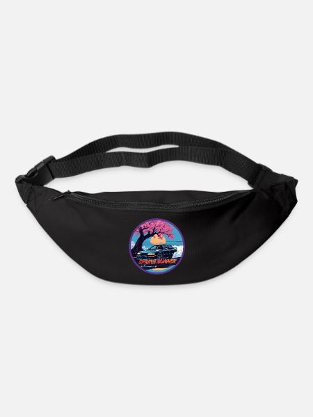 Blossom Horizon Vintage Legacy Automotive Retro - Gürteltasche - Schwarz