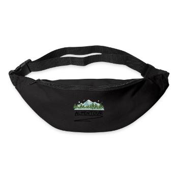 Wandern Alpen - Gürteltasche - Schwarz - Vorne