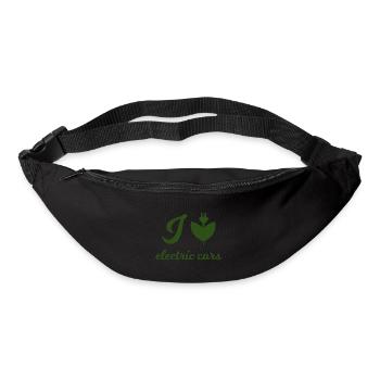 I love electric flowers - Bum bag - black - Front