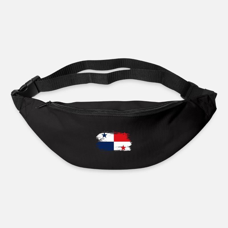 Panama Flagge - Gürteltasche - Schwarz