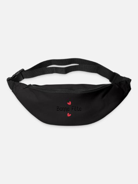 FÊTE DES MÈRES. BONNE FÊTE MAMAN. MAMAN. FÊTE - Sac banane - noir