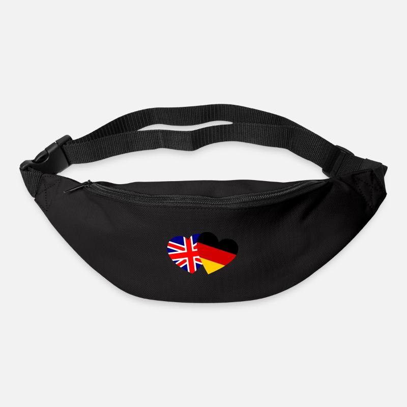 Die Deutsch-Britische Freundschaft - Gürteltasche - Schwarz