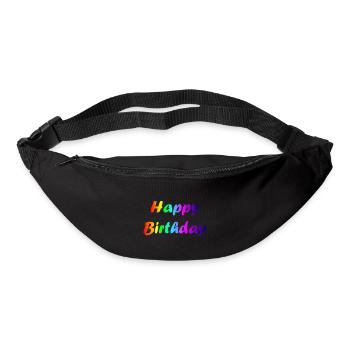 HAPPY BIRTHDAY. HAPPY BIRTHDAY. ANNIVERSARY. - Bum bag - black - Front