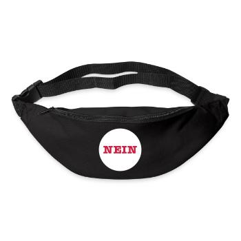 NO - for NO-sayers - Bum bag - black - Front