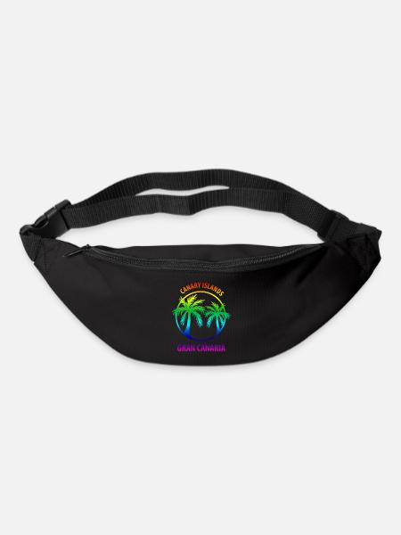 Îles Canaries Grande Canarie Rainbow Gay - Sac banane - noir