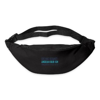 Elle a dit pêche ou je dis cadeau - Sac banane - noir - Devant