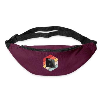 Diskette Floppy Disk - Bum bag - burgundy - Front