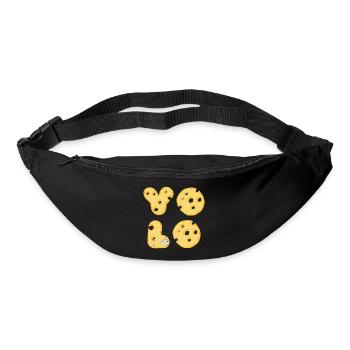 cheese yolo - Bum bag - black - Front