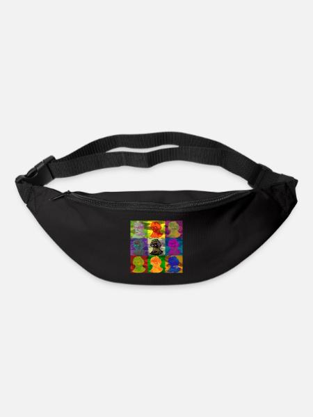 Pop art Ludwig van Beethoven - Sac banane - noir