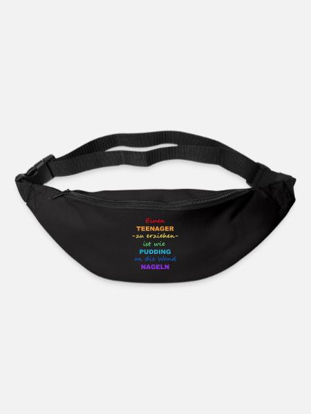 Einen Teenager zu erziehen | bunt - Gürteltasche - Schwarz