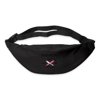 Altenpflege Der Kuli Kreislauf - Gürteltasche - Schwarz - Vorne