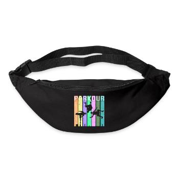Parkour Freerunner Traceur Le Parcour parkourshirt - Bum bag - black - Front