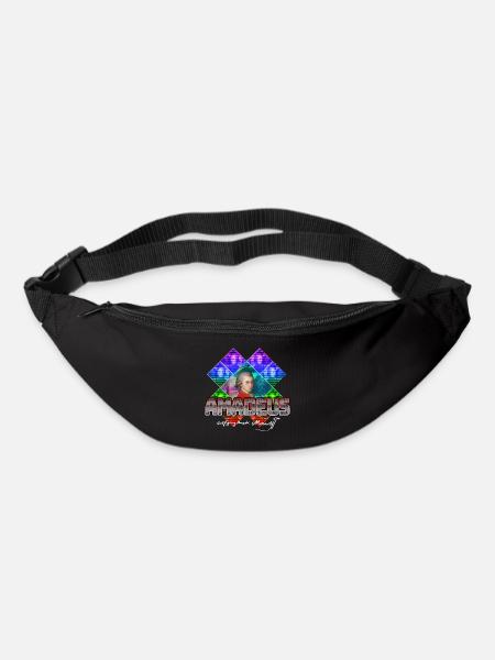 Mozart Pop Art | Wolfgang Amadeus Mozart Cadeau - Sac banane - noir