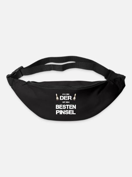 Anstreicher Maler bester Pinsel Geschenk lustig - Gürteltasche - Schwarz