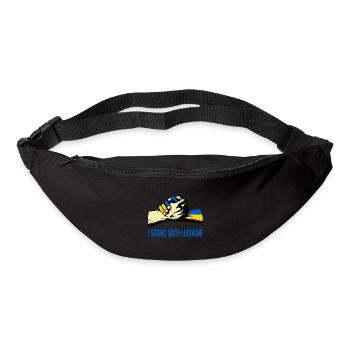 I Stand With Ukraine - Bum bag - black - Front