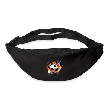 Balle de football - Quelle sauvegarde! - Sac banane - noir - Devant