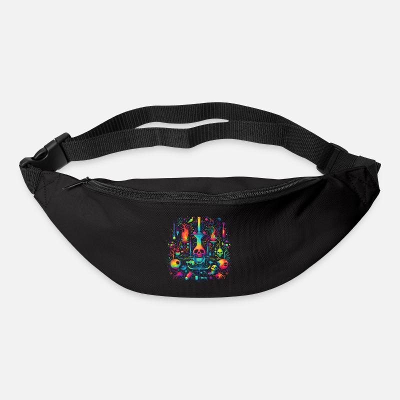 Wissenschaftliche Illustration - Gürteltasche - Schwarz