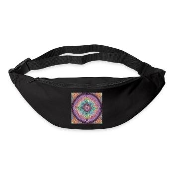 Pattern pastel1 - Bum bag - black - Front