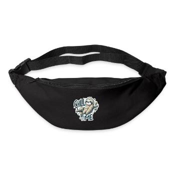 Chill Time - Sloth Illustration - Bum bag - black - Front