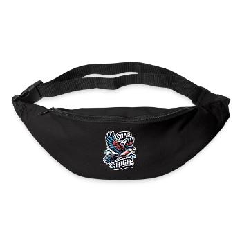 Soar High - bird illustration - Bum bag - black - Front