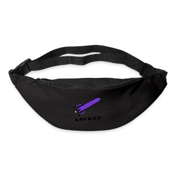 La fusée rapide - Sac banane - noir - Devant
