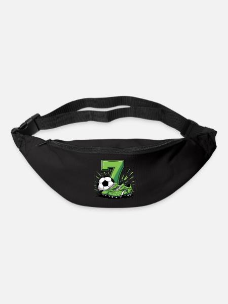 Fussball 7 Jahre - Gürteltasche - Schwarz