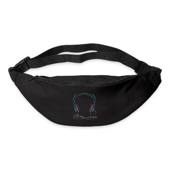 La musique, c’est ma vie - Sac banane - noir - Devant