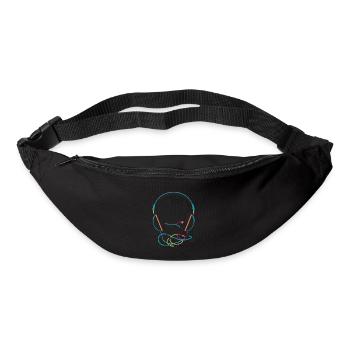 Musik ist mein Leben - Gürteltasche - Schwarz - Vorne