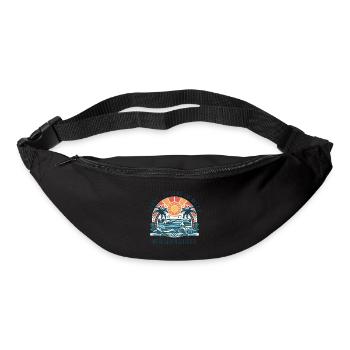 Sun, beach and sea - my elixir of life - Bum bag - black - Front