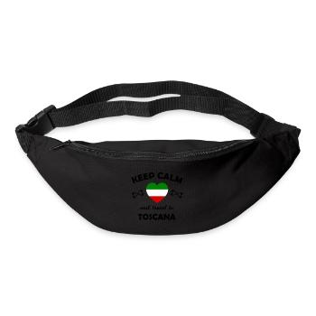 Reise zur Toskana Italien - Gürteltasche - Schwarz - Vorne