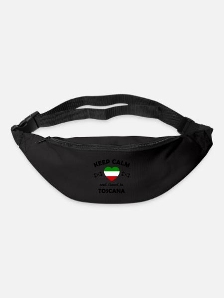 Voyage en Toscane, Italie - Sac banane - noir