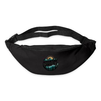 Adventure Awaits – Bergpanorama - Gürteltasche - Schwarz - Vorne