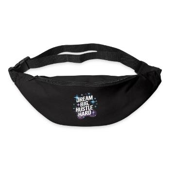 Dream Big, Hustle Hard – Night Sky - Bum bag - black - Front