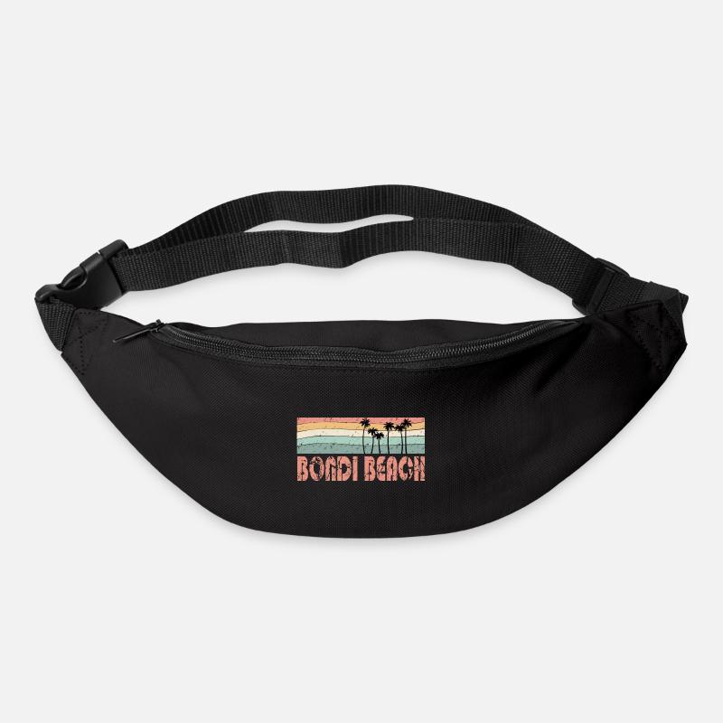 BONDI BEACH style rétro - Sac banane - noir