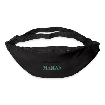 FÊTE DES MÈRES. BONNE FÊTE MAMAN. MAMAN. FÊTE - Sac banane - noir - Devant