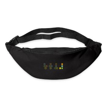 Synthétiseur musicien de musique keyboard - Sac banane - noir - Devant