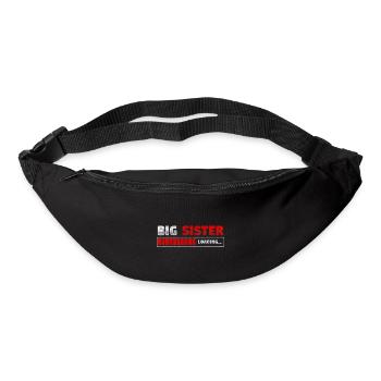 Frères et sœurs Petite sœur enceinte - Sac banane - noir - Devant