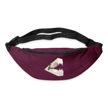 Snappy clothespin - Bum bag - burgundy - Front