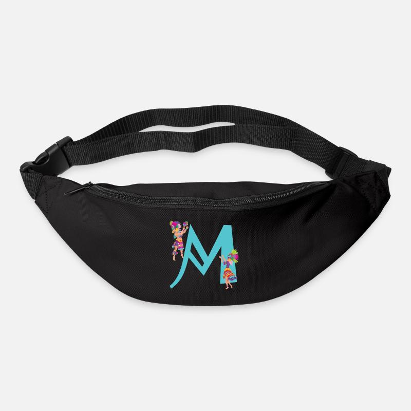 karneval m - Gürteltasche - Schwarz
