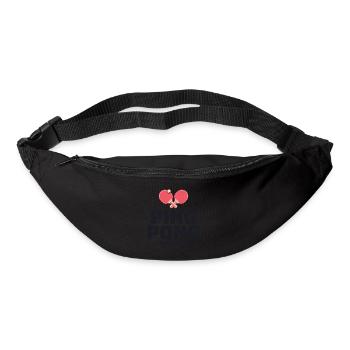Ping Pong Master Entraîneur de Tennis de Table Paddle Player - Sac banane - noir - Devant