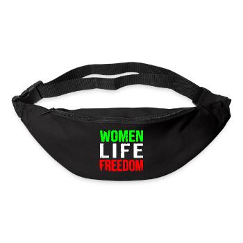 Women life freedom iran - Gürteltasche - Schwarz - Vorne
