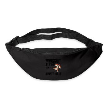 Wingsuit volant Base Jumping Parachutisme Wingsuit - Sac banane - noir - Devant