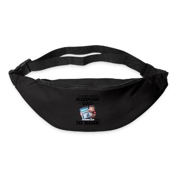 Buchhalter Papa Buchhaltung Finanzen Finanzen Lustig - Gürteltasche - Schwarz - Vorne