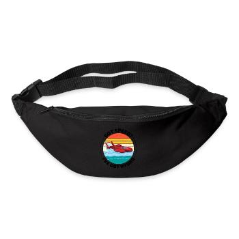 Hydro-Speed Racing : Humour palpitant en hydroplane - Sac banane - noir - Devant