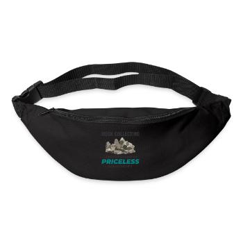 Collectionneur de chiens de roche Collectionneur Géologue - Sac banane - noir - Devant