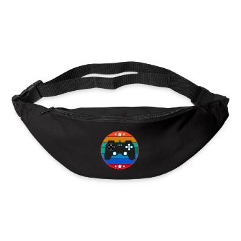 Vintage Retro Gaming Controller - Gürteltasche - Schwarz - Vorne